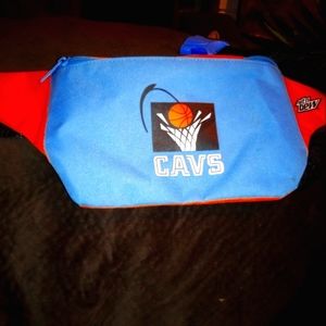 A Cavs fanny pack blue and orange large